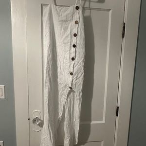 Blanco Cotton Beach Dress